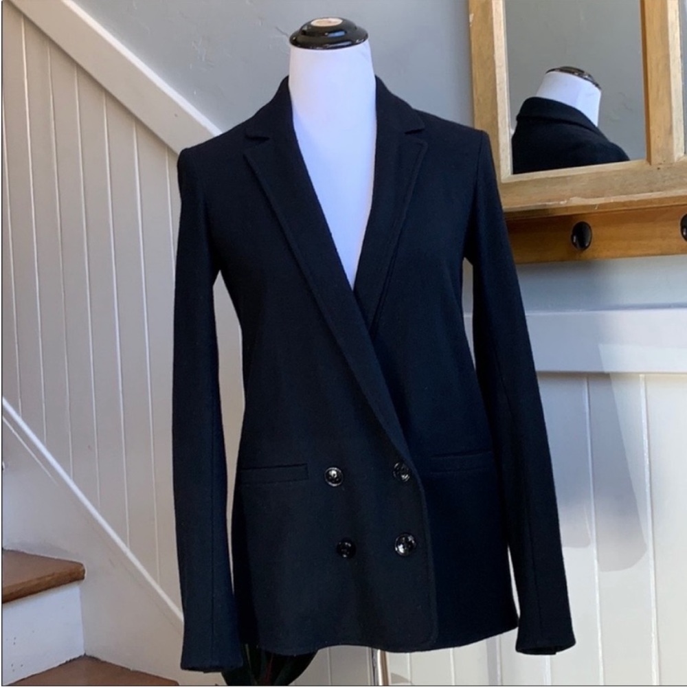 Madewell Buckley Tailors Wool Blend Blazer Black
